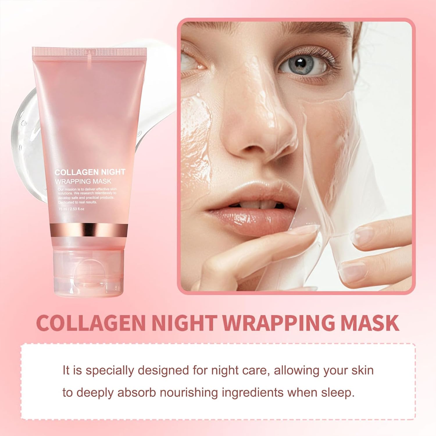 Awaken Your Glow Overnight – Collagen Wrapping Mask for Firm, Youthful Skin