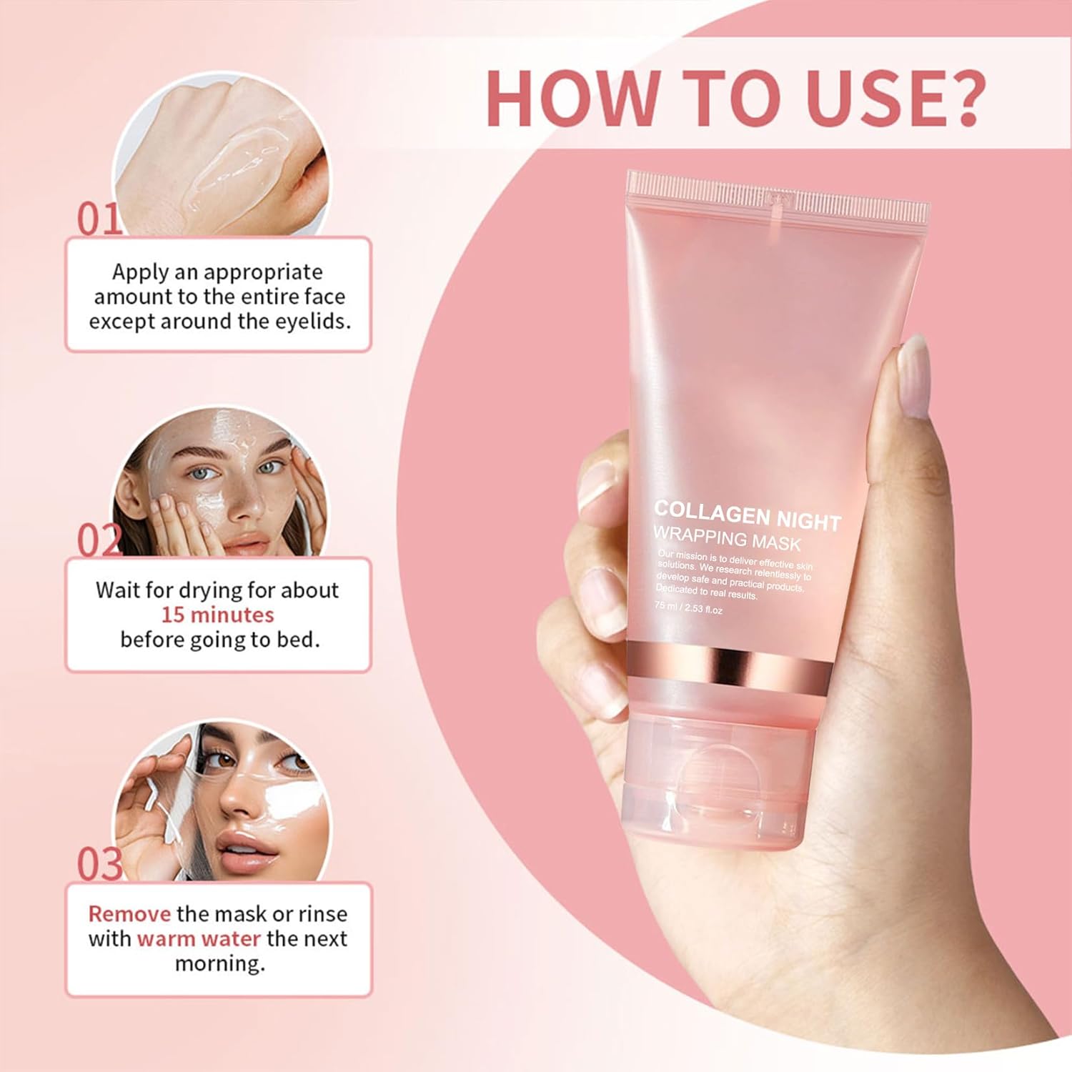 Awaken Your Glow Overnight – Collagen Wrapping Mask for Firm, Youthful Skin