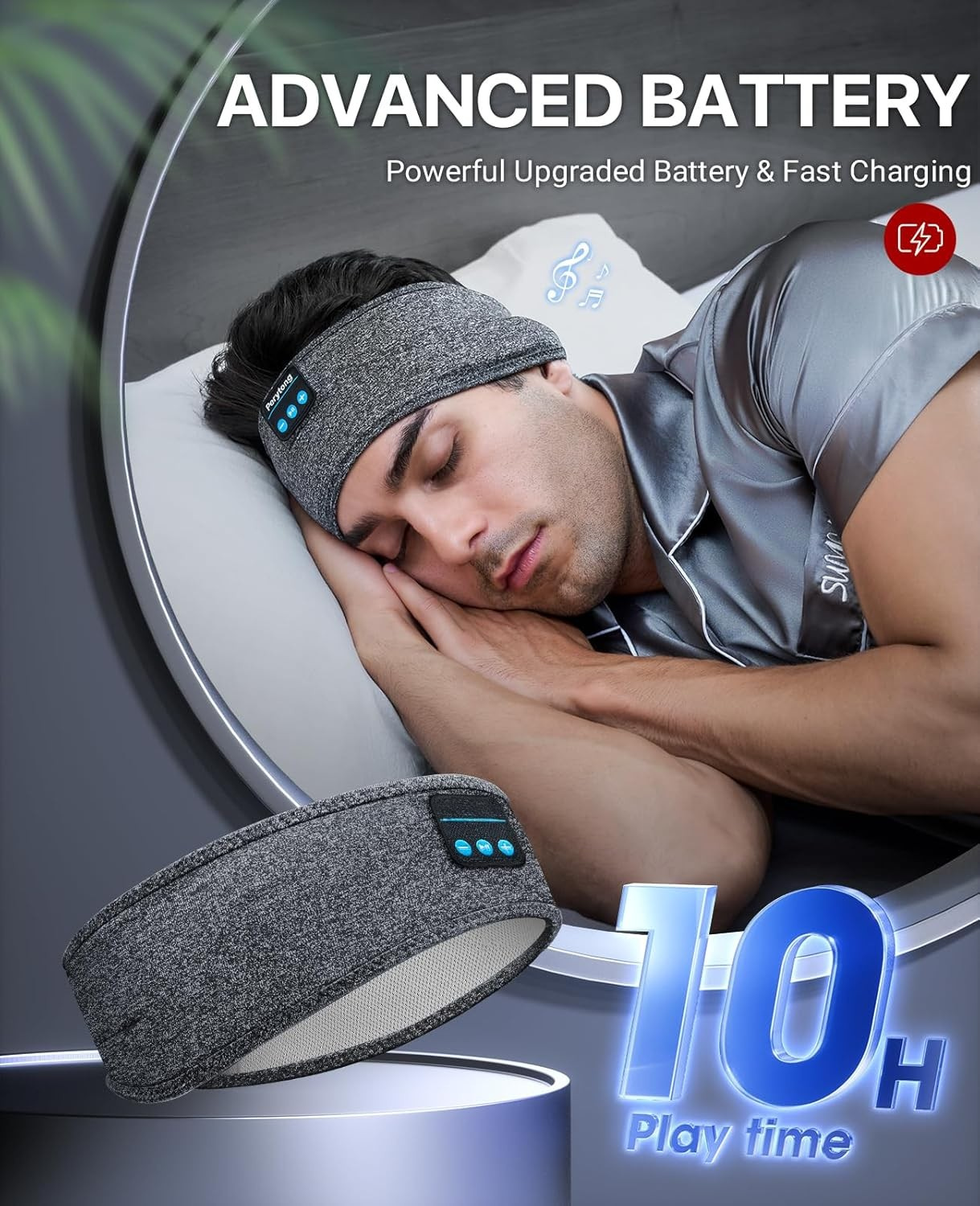 Fall Asleep Faster. Wake Up Refreshed. No Ear Pain. No Lost Earbuds. Just Pure Comfort